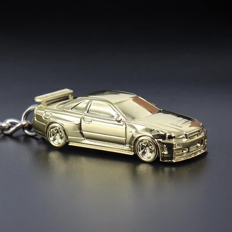 SEEKER 1/87 NISSAN SKYLINE GT-R R34 DIECAST KEYCHAIN