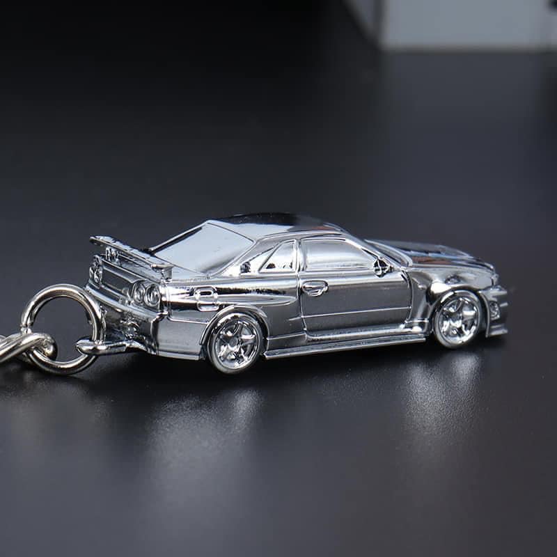 SEEKER 1/87 NISSAN SKYLINE GT-R R34 DIECAST KEYCHAIN