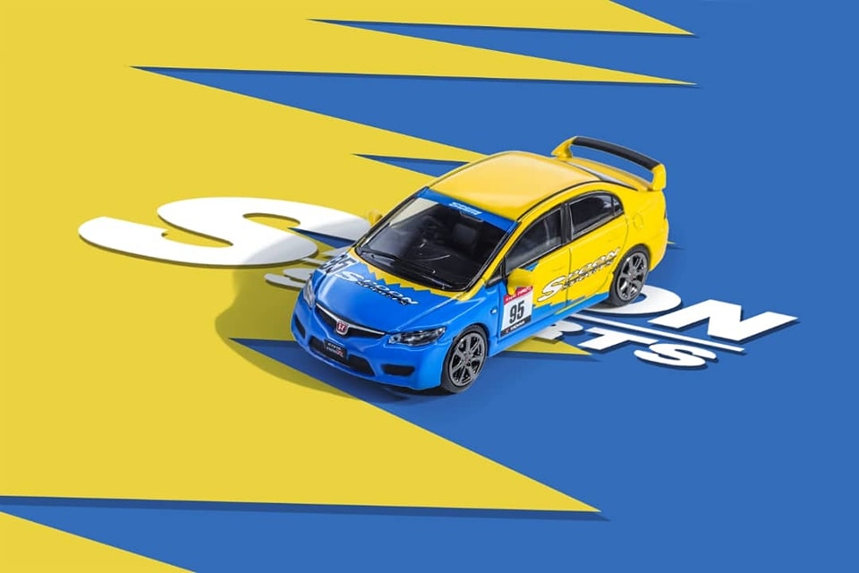 DCT 1/64 HONDA CIVIC FD2 TYPE R - SPOON SPORTS