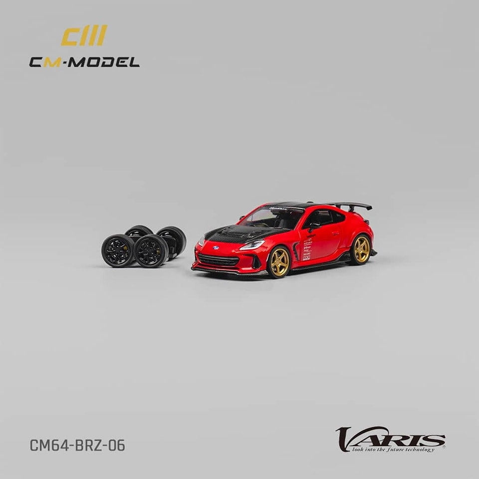 CM Model 1/64 Subaru & Varis Licensed Products BRZ Mk2 ZD8, Arising-1 Modified Red Color