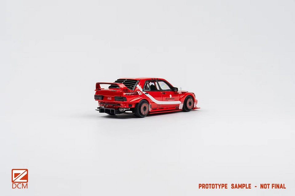 DCM 1/64 90E W201 Restomod Red White Livery