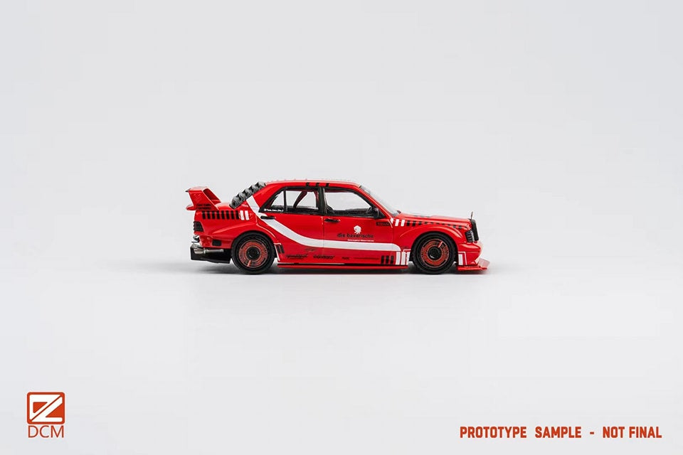 DCM 1/64 90E W201 Restomod Red White Livery