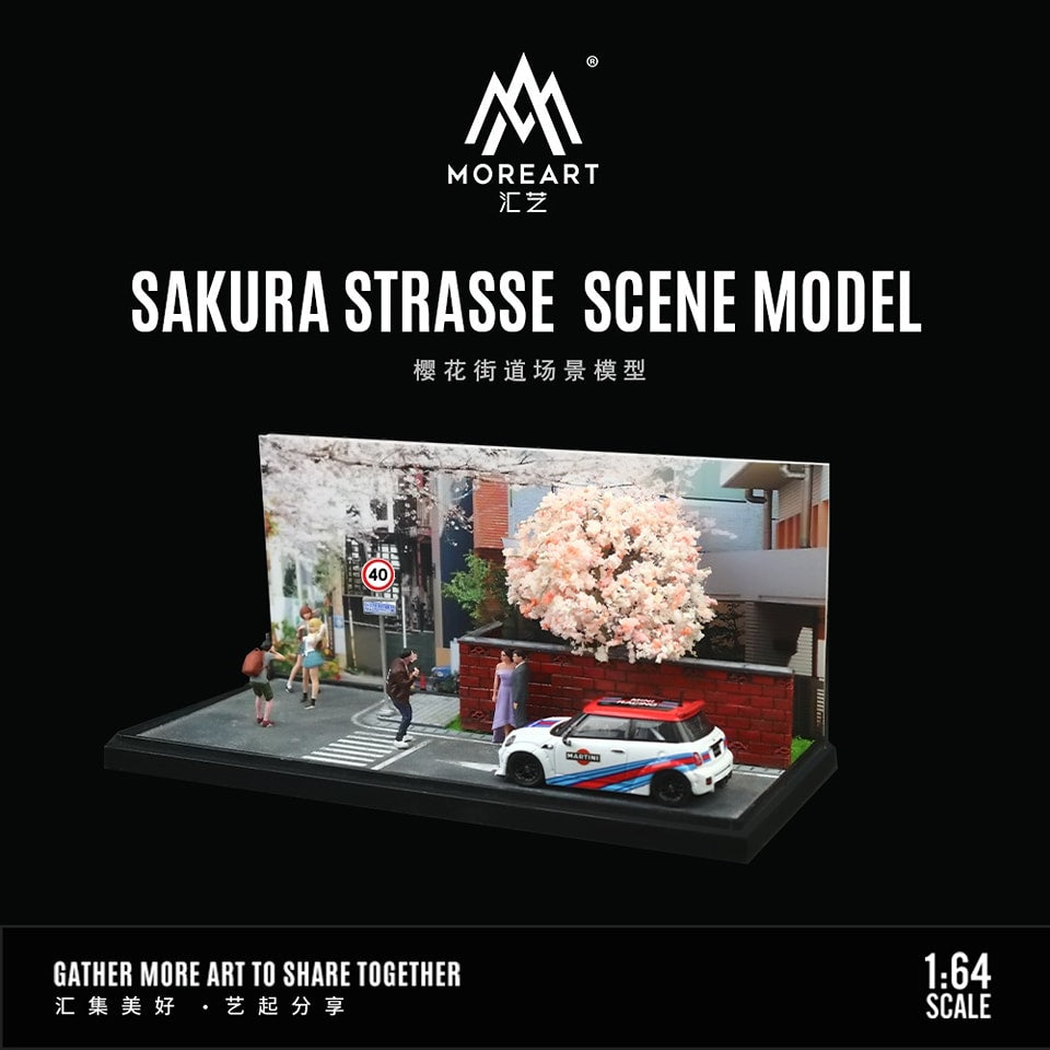 MoreArt 1/64 SAKURA STRASSE SCENE MODEL MO901303