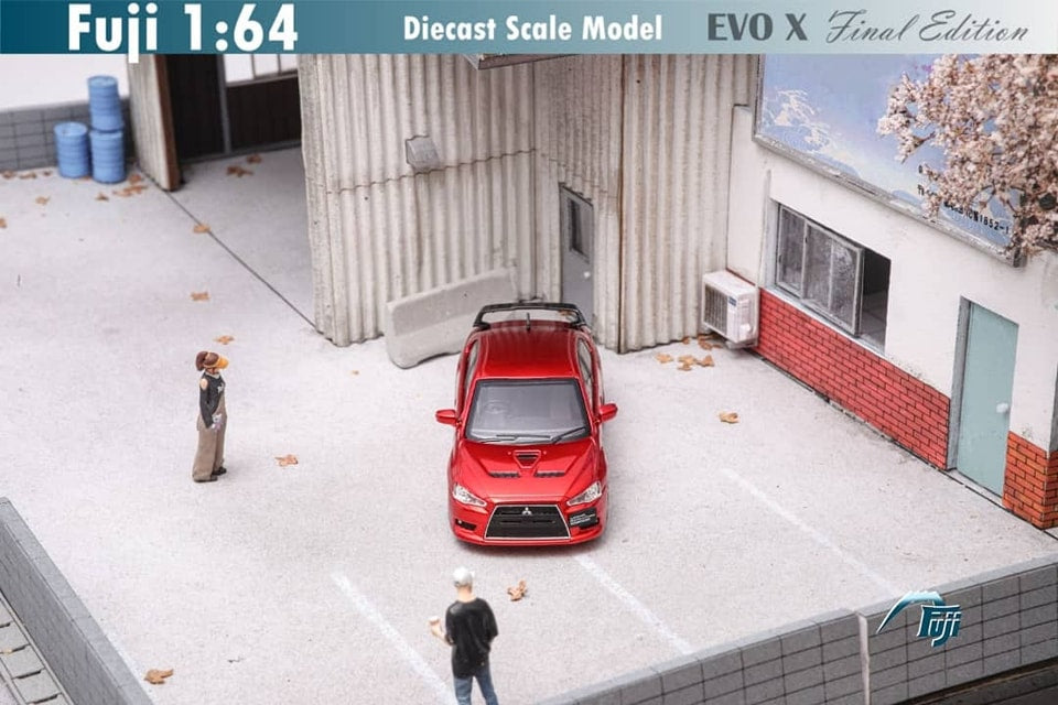 Fuji 1/64 Mitsubishi Lancer Evolution EVO X Final Edition Transparent Red