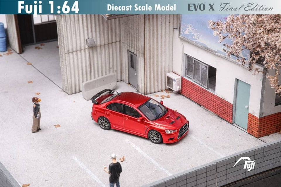 Fuji 1/64 Mitsubishi Lancer Evolution EVO X Final Edition Transparent Red