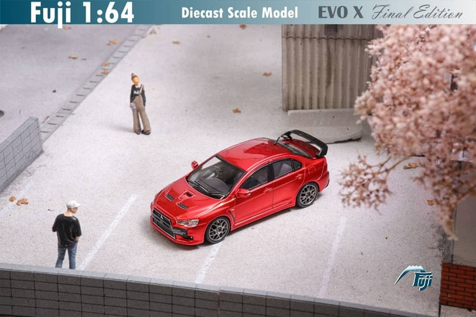 Fuji 1/64 Mitsubishi Lancer Evolution EVO X Final Edition Transparent Red