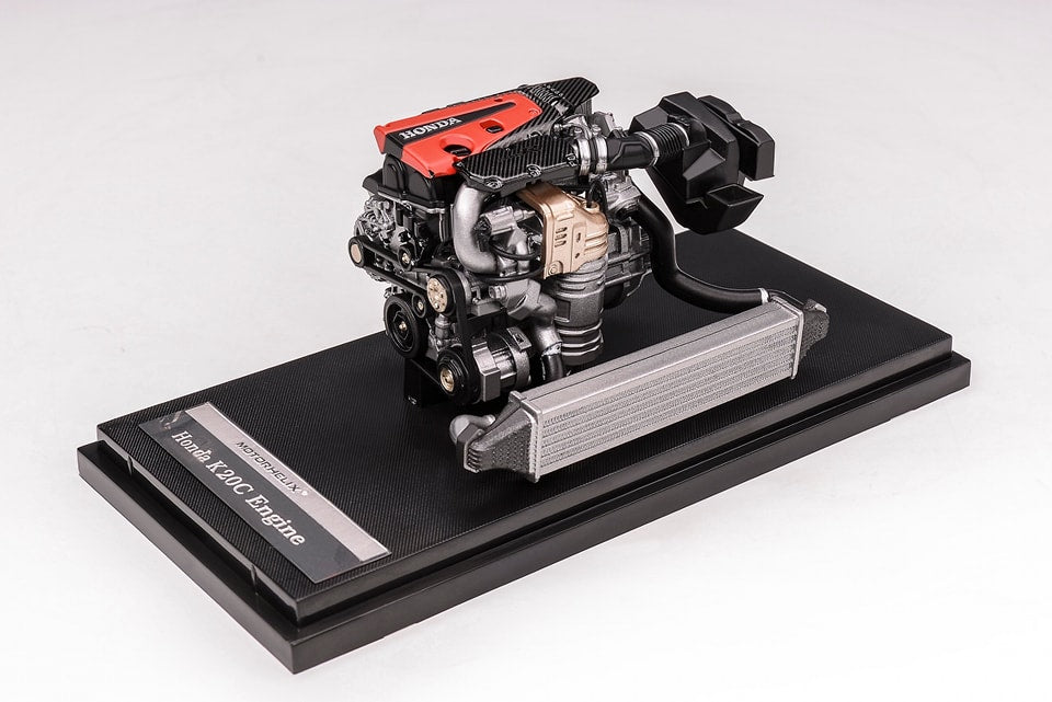 Motorhelix MH 1:18 Diecast Engine Model HONDA K20