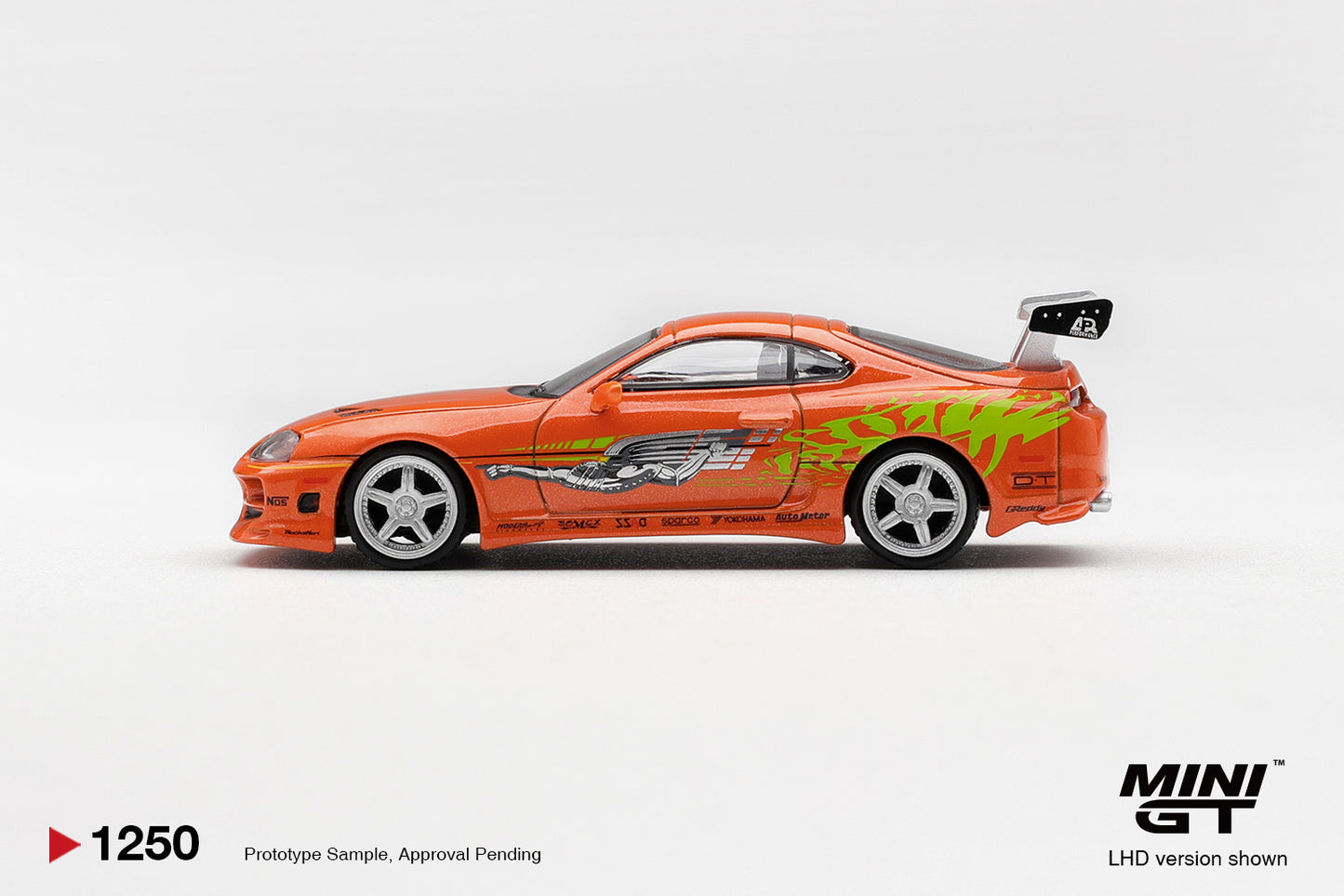 * PRE ORDER * MINI GT X FAST & FURIOUS #1250 Toyota Supra BOMEX " The Fast and the Furious" Brian O'Conner