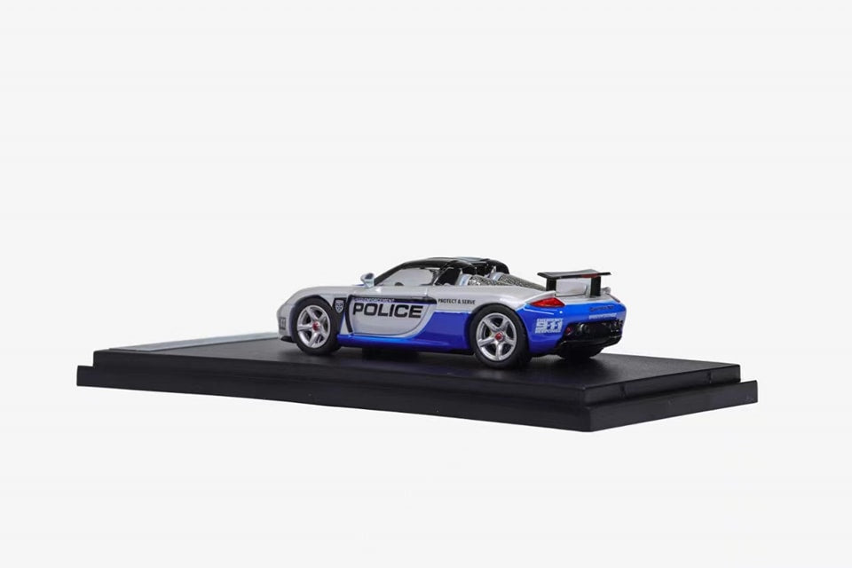 Funny Model 1/64 Carrera GT diecast model. NFS police car with brown interior