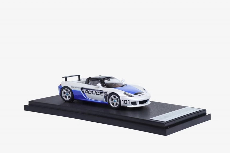 Funny Model 1/64 Carrera GT diecast model. NFS police car with brown interior
