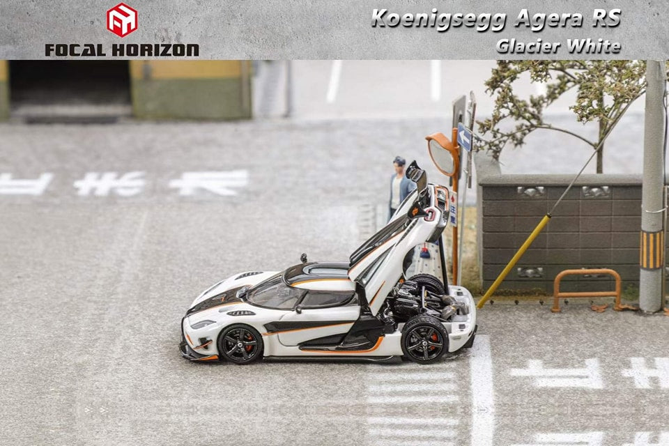 Focal Horizon FH 1/64 Koenigsegg Agera RS Glacier white