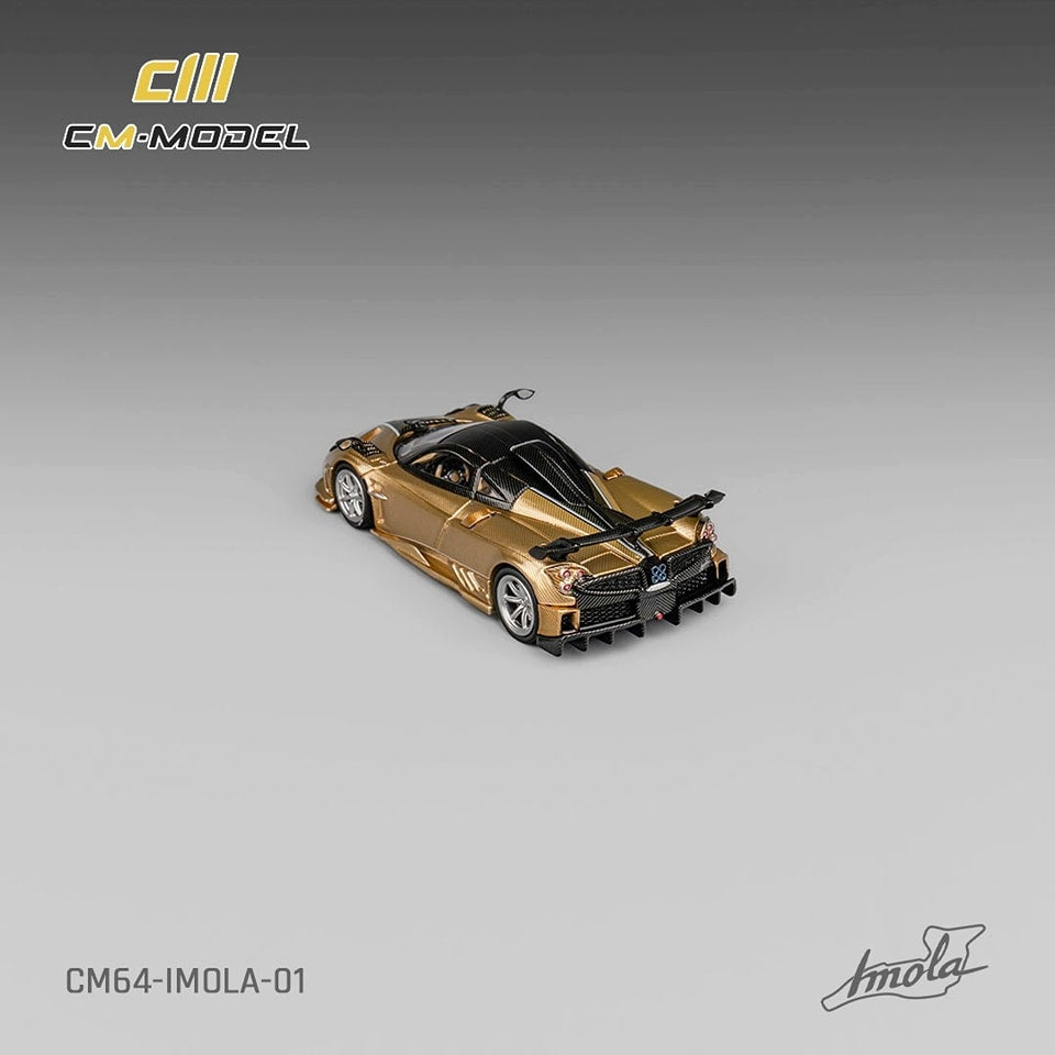 CM MODEL 1/64 Pagani Imola Full Carbon Gold Color
