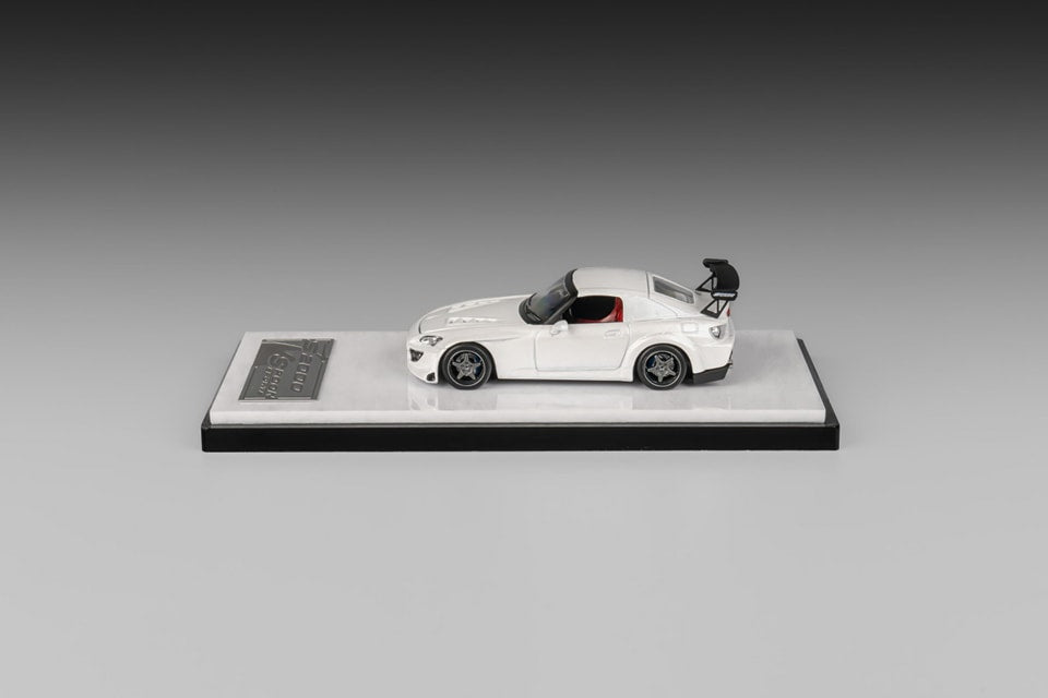 MicroTurbo MT 1/64 Honda S2000 AP1 Spoon Modified Metallic White