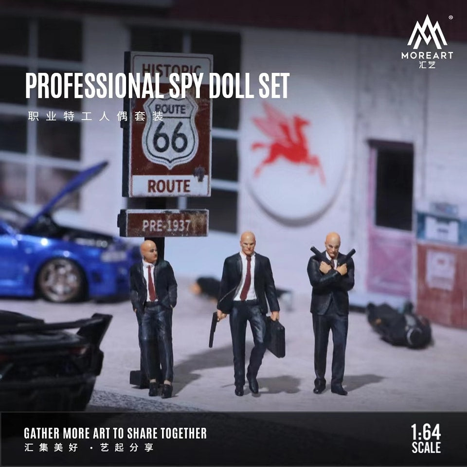 MOREART 1/64 Professional Spy Doll Set