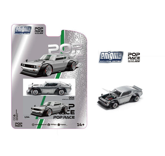 Pop Race x Enigma POP RACE KPGC110 Kenmeri Raw Material (PRE006) Blister Card Version