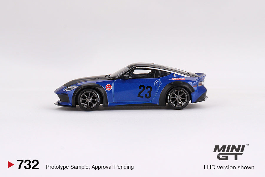 MINI GT #732 1/64 Nissan Z LB★NATION WORKS Serian Blue ( RHD )