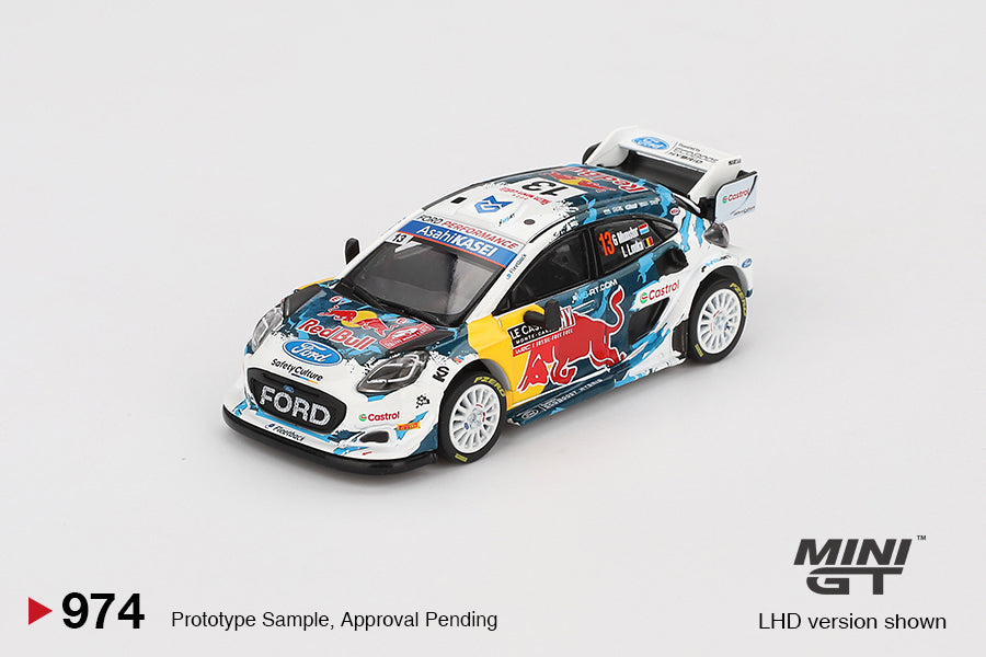 MINI GT #974 1/64 Ford Puma Rally1 #13 M-Sport Ford WRT 2024 Rally Monte Carlo (LHD)