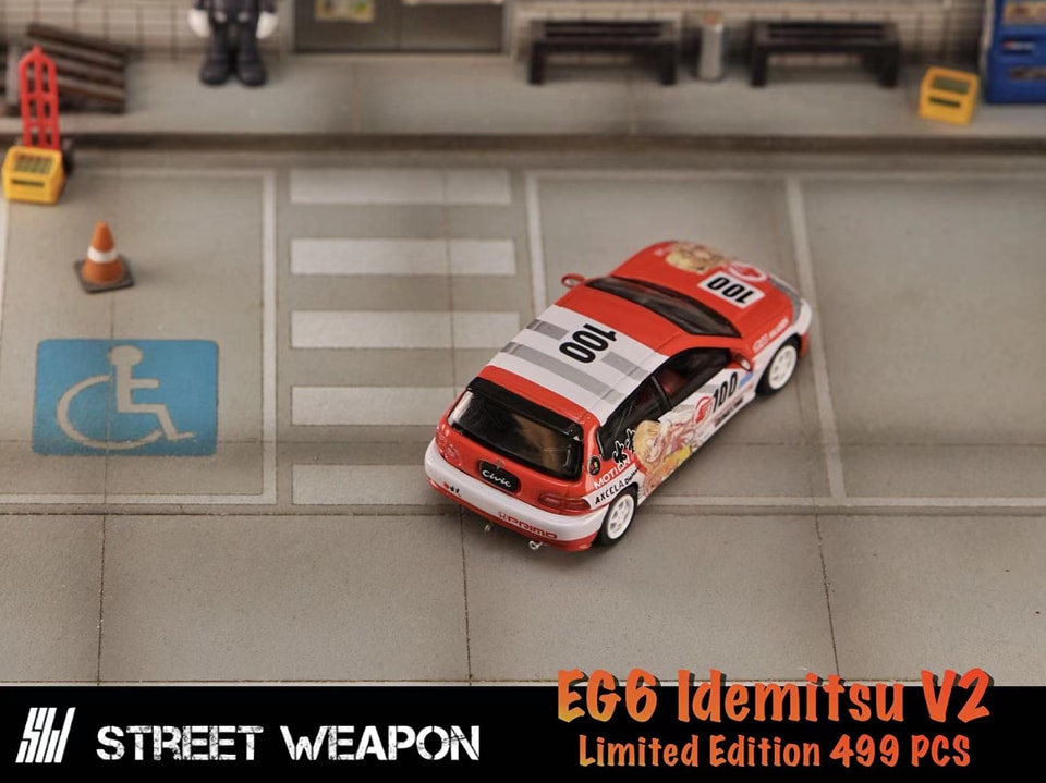 STREET WEAPON 1/64 HONDA EG6 idemitsu V2