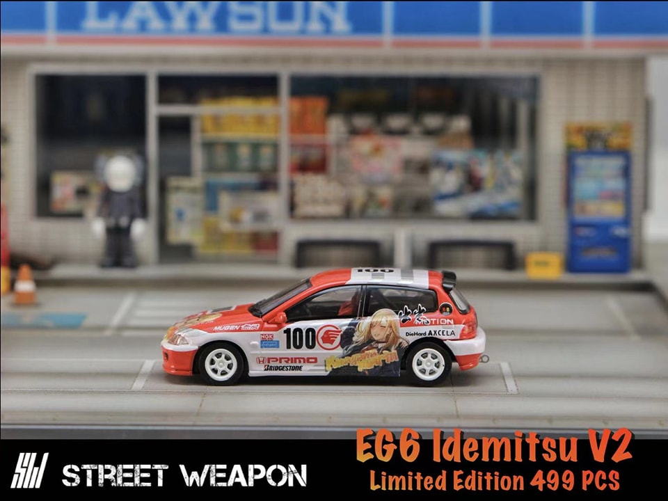 STREET WEAPON 1/64 HONDA EG6 idemitsu V2