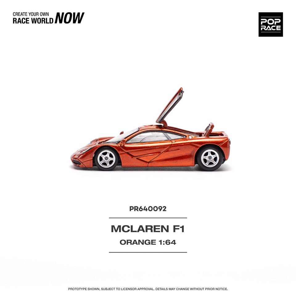 POP RACE MCLAREN F1 ORANGE PR640092