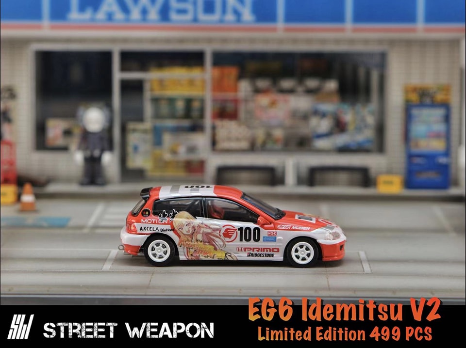 STREET WEAPON 1/64 HONDA EG6 idemitsu V2