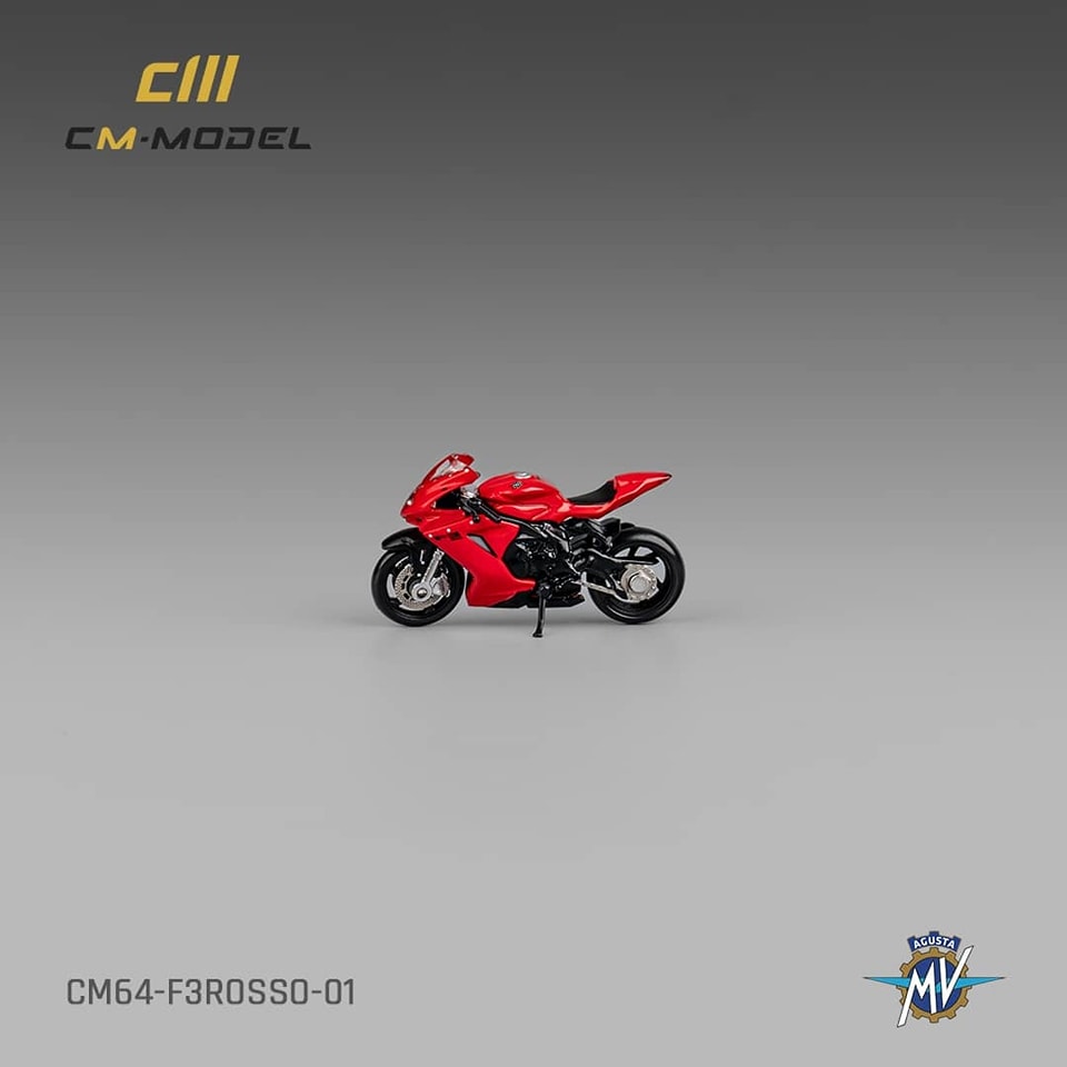CM Model 1/64 MV Agusta F3 Rosso Red Color