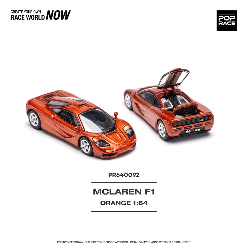 POP RACE MCLAREN F1 ORANGE PR640092