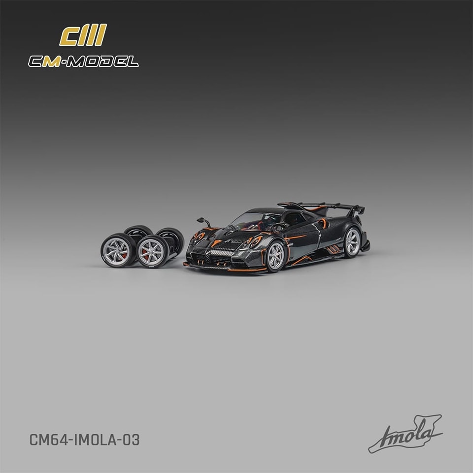 CM Model 1/64 Pagani Imola Gun Metallic Color