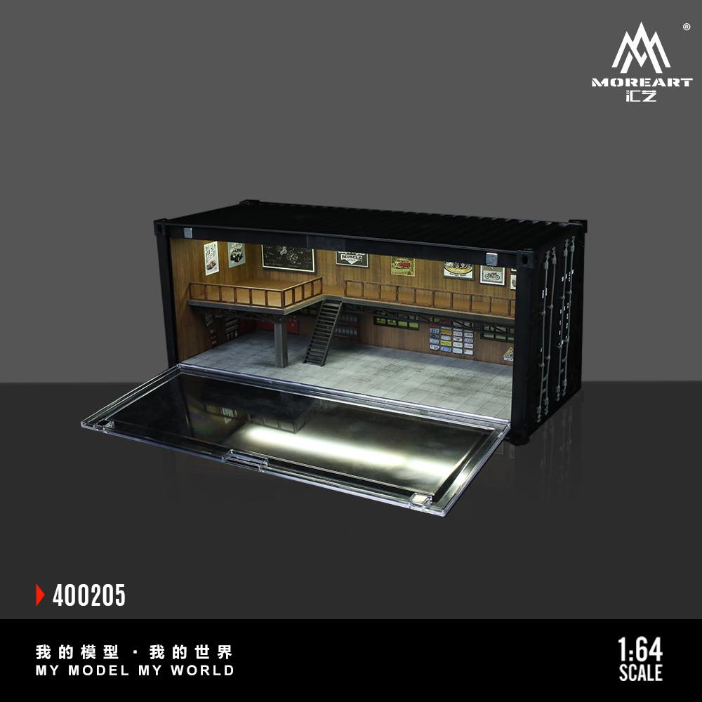 MoreArt 1/64 CONTAINER REPAIR SHOP SCENE MO400205