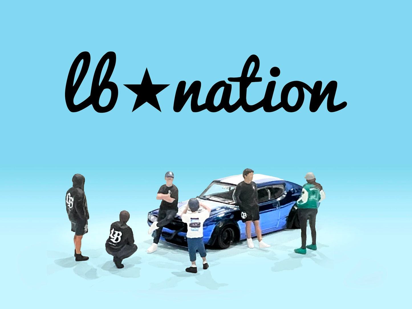 AMERICAN DIORAMA 1/64 Figure Set : The LB★Nation