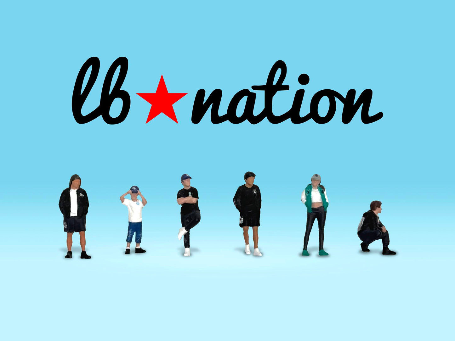 AMERICAN DIORAMA 1/64 Figure Set : The LB★Nation