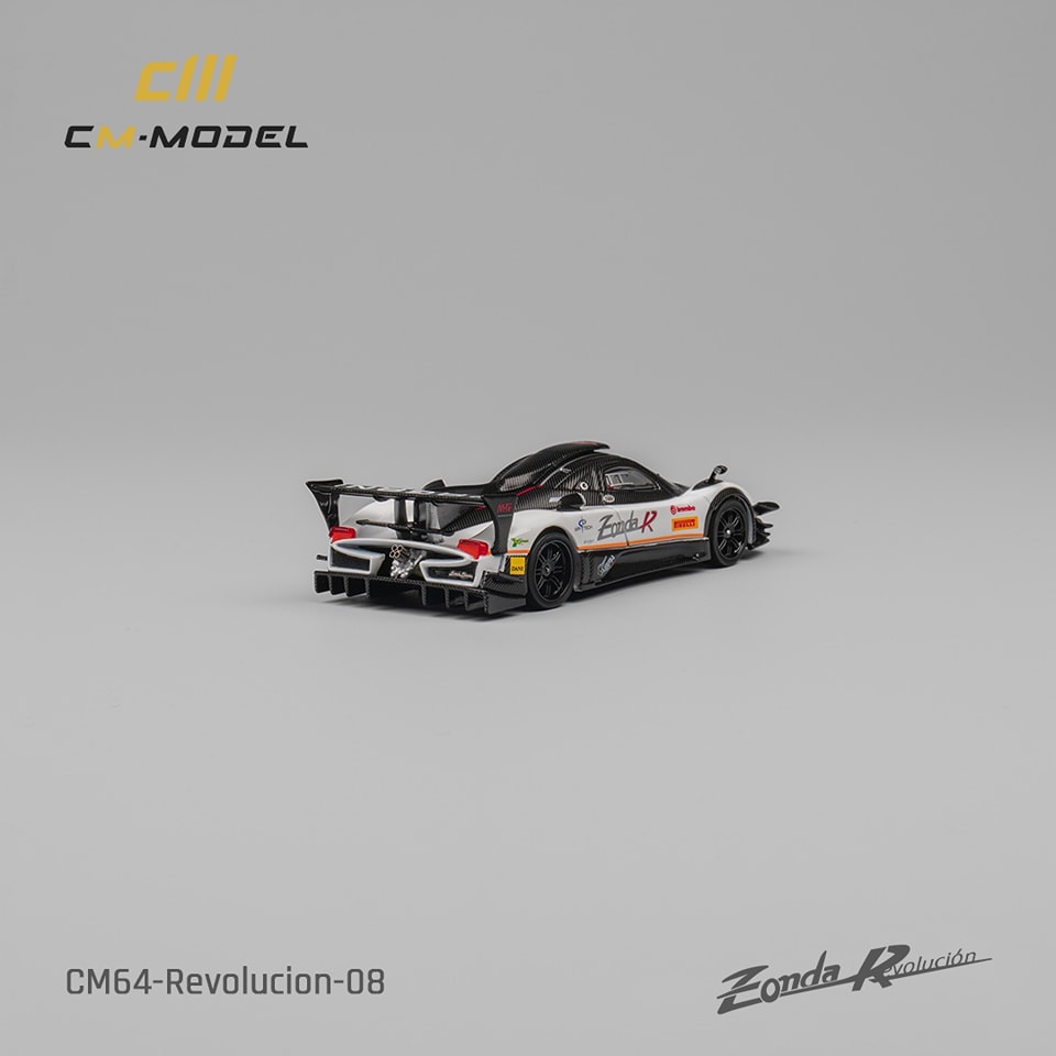 CM MODEL 1/64 Pagani Zonda Revolucion White