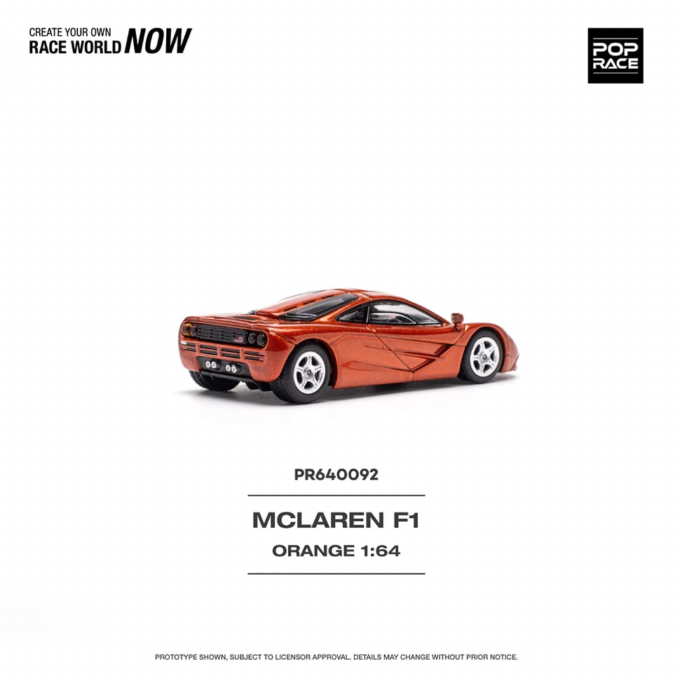 POP RACE MCLAREN F1 ORANGE PR640092