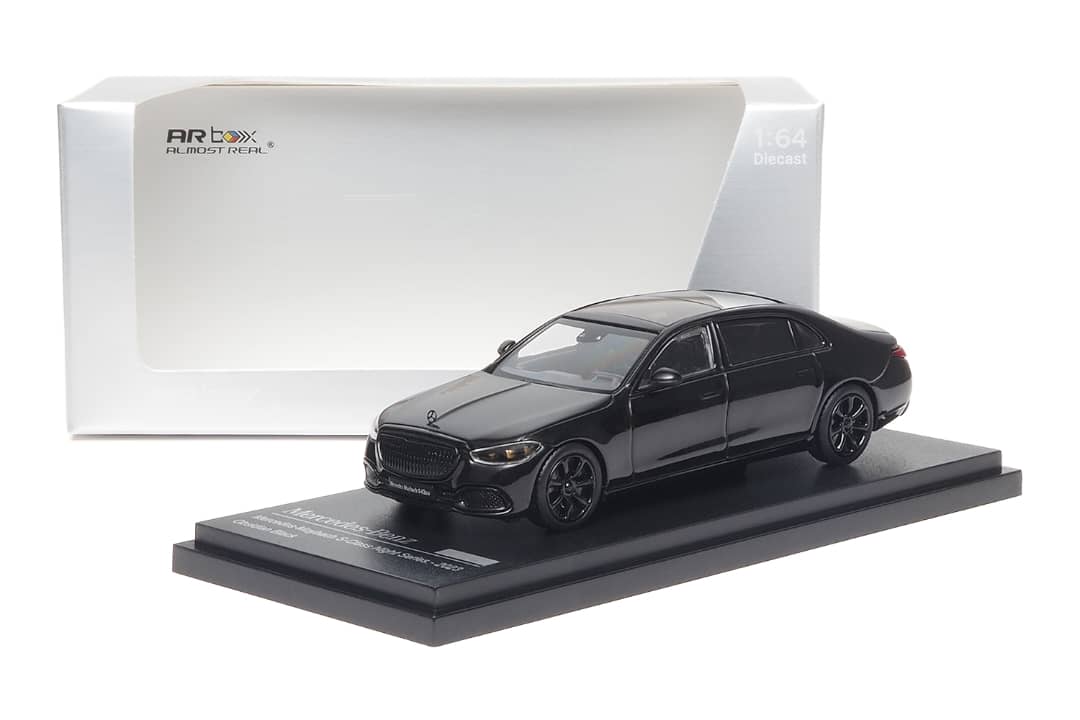 AR Box 1/64 Mercedes Benz Licensed Product - Maybach 2023 Night Series Bsidian Black(620152011)