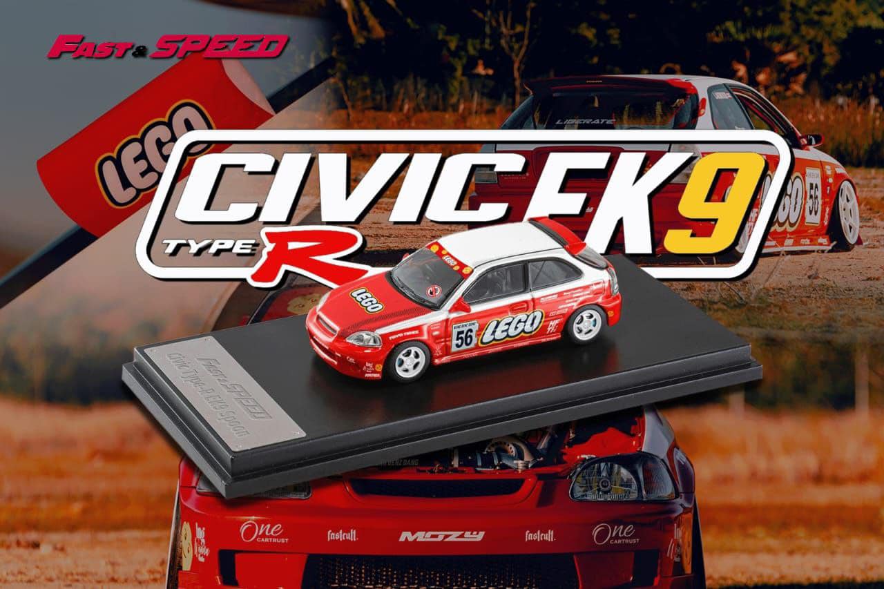 FAST SPEED 1/64 CIVIC TYPE R EK9 LEGoo