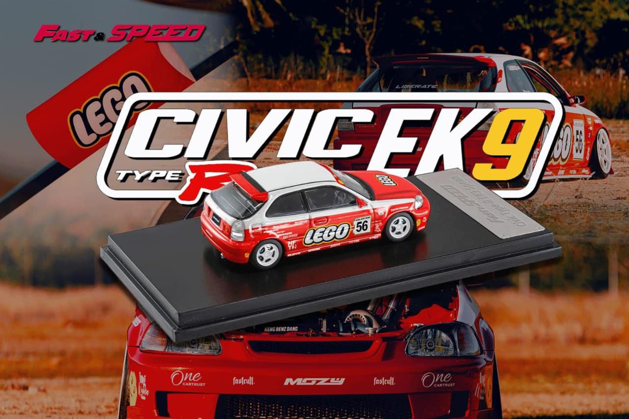 FAST SPEED 1/64 CIVIC TYPE R EK9 LEGoo