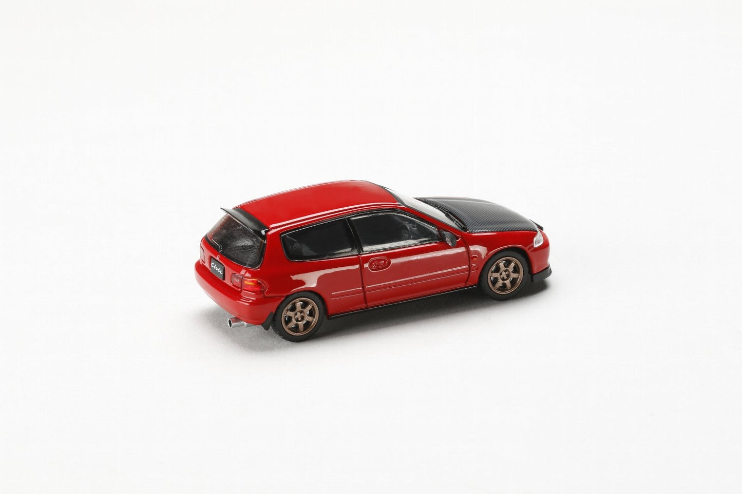 JDM64 1/64 Honda Civic EG6 SIR II (HJDM002) *JDM Version - Red Carbon-Hood(08)