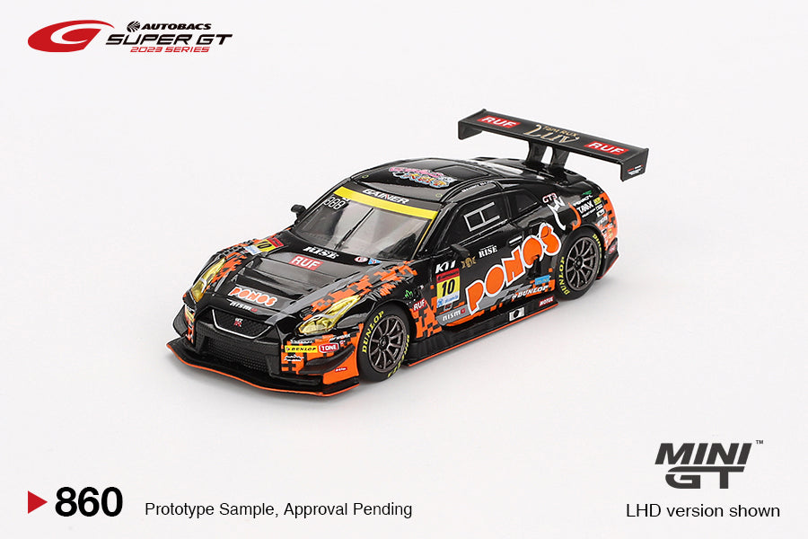 MINI GT #860 1/64 Nissan GT-R NISMO GT3 #10 "PONOS GAINER GT-R" GAINER 2023 SUPER GT SERIES / SUPER GT