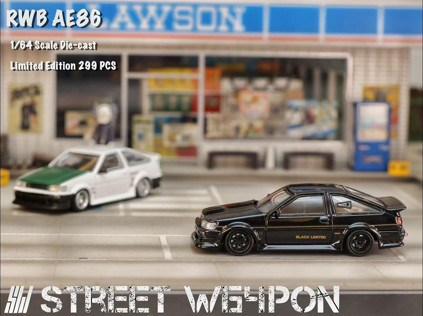 STREET WARRIOR SW 1/64 RWB Wide-Body AE86 LEVIN