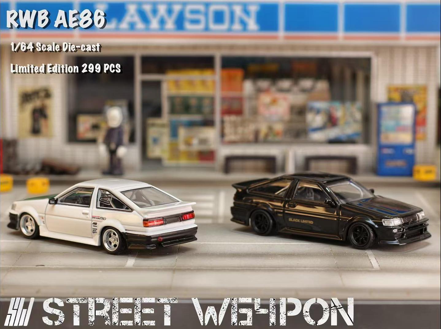 STREET WARRIOR SW 1/64 RWB Wide-Body AE86 LEVIN