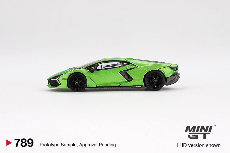 MINI GT #789 1/64 Lamborghini Revuelto Verde Selvans (RHD)