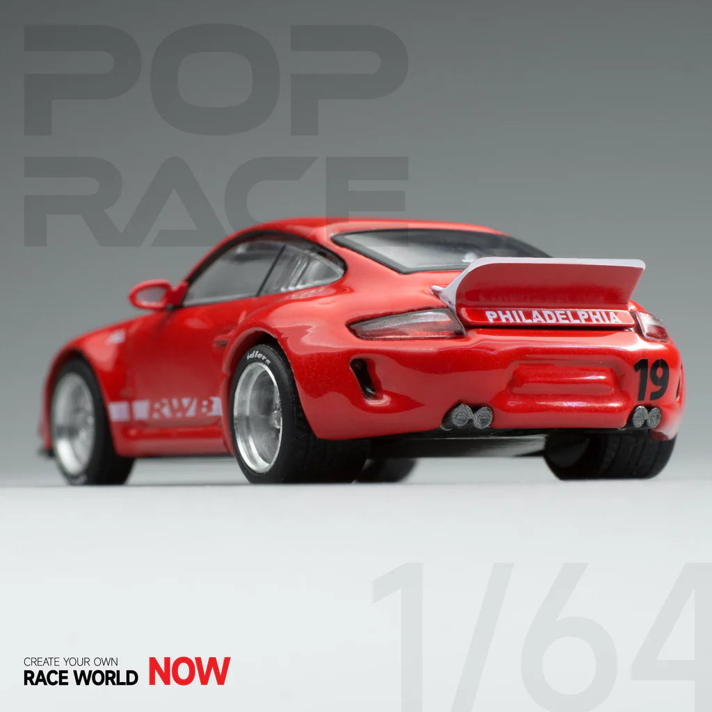 POP RACE 1/64 RWB 997 RED