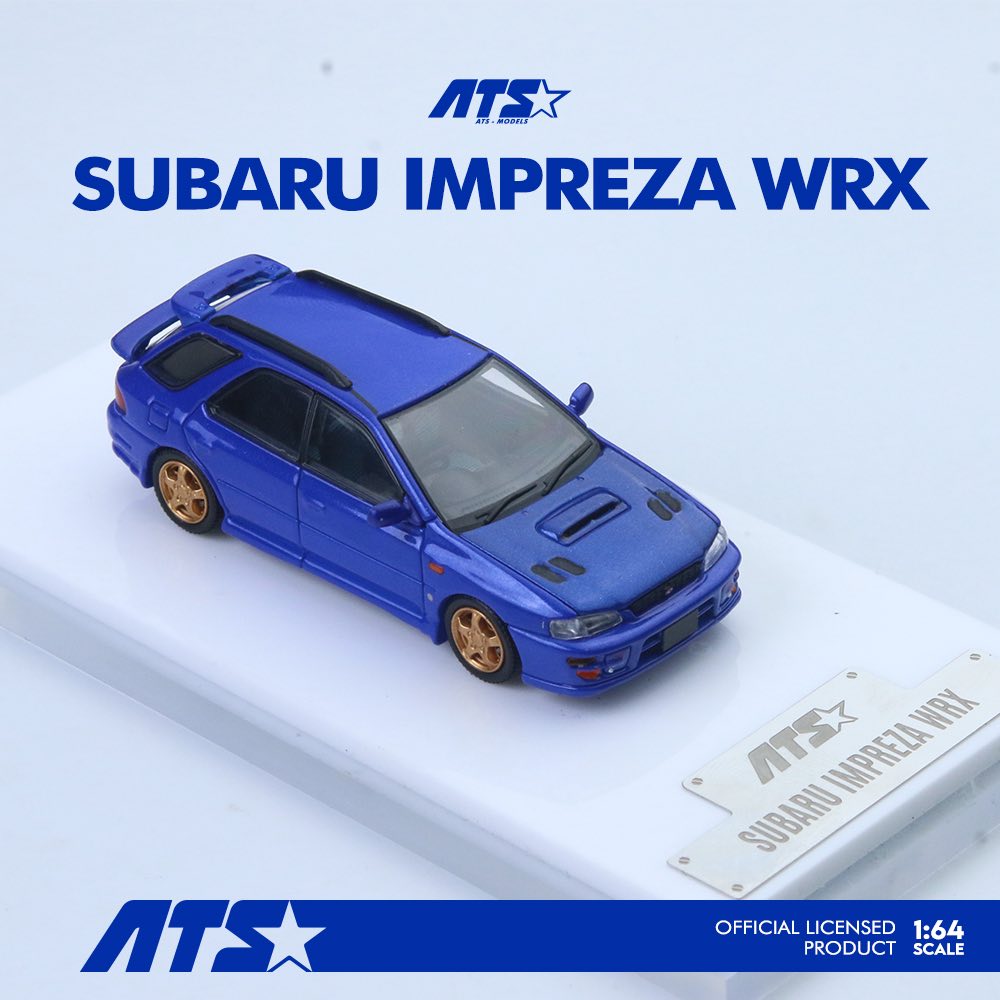 ATS (ATS) 1/64 Subaru IMPREZA WRX ATS881501 Metallic Blue
