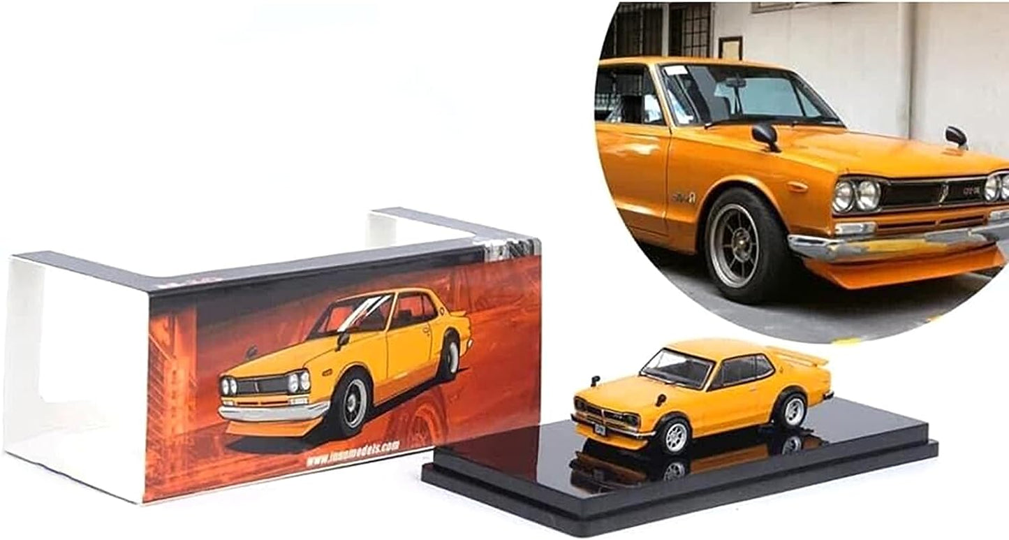 INNO 64 1/64 NISSAN SKYLINE 2000 GT-R (KPGC10) MALAYSIA DIECAST EXPO 2023 EVENT EDITION ORANGE