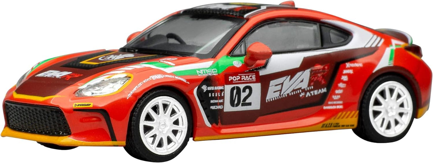 POP RACE 1/64 TOYOTA GR 86 EVA RT PRODUCTION MODEL - 02 PR64-GR86-EVA02