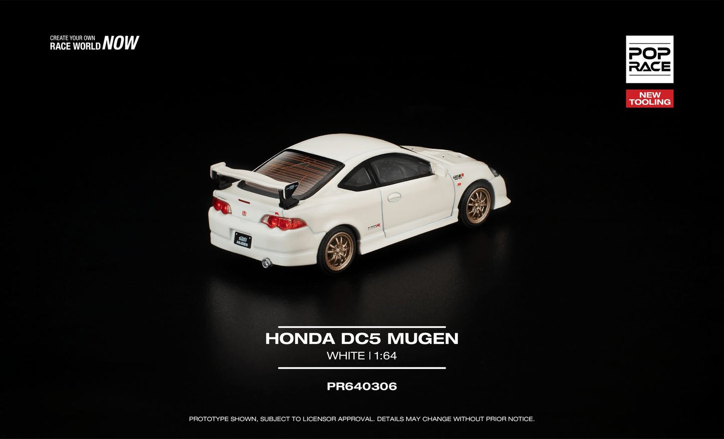 * PRE ORDER * POP RACE 1/64 Honda DC5 Mugen PR640306