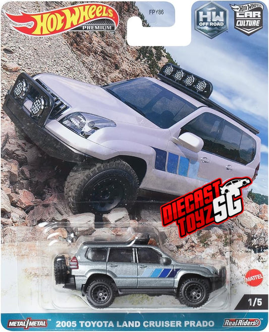 Hot Wheels HKC70 Car Culture Off Road - 2005 Toyota Land Cruiser Prado