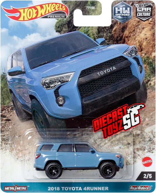 Hot Wheels HKC73 Car Culture Off Road - 2018 Toyota 4Runner