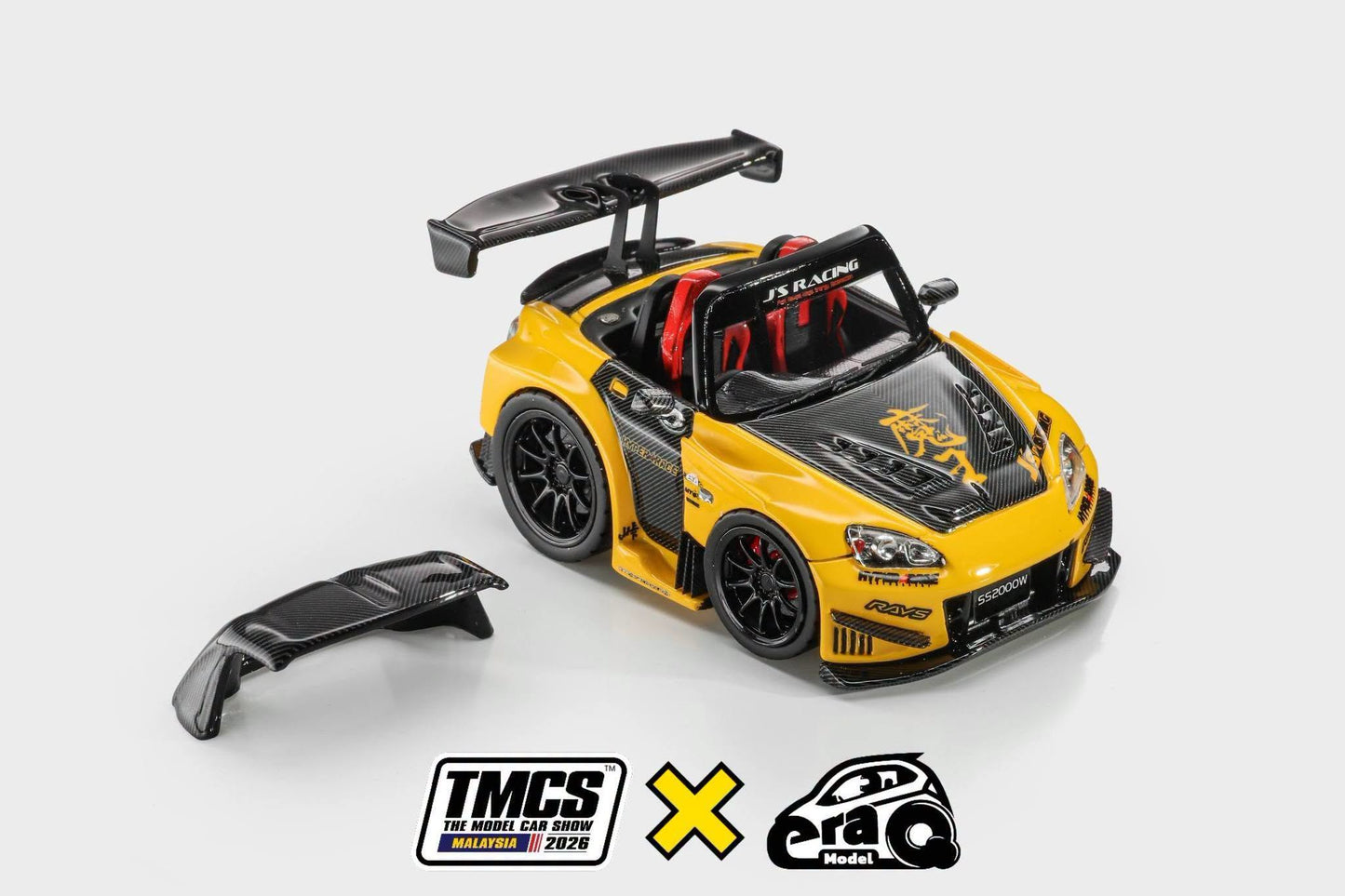 PEAKO X ERA Q MODEL X KR QCAR HONDA S2000 J'S RACING YELLOW | TMCS 2026 EXCLUSIVE