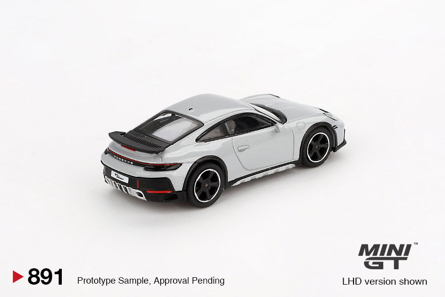 MINI GT #891 1/64 Porsche 911 Dakar Ice Gray Metallic (RHD)
